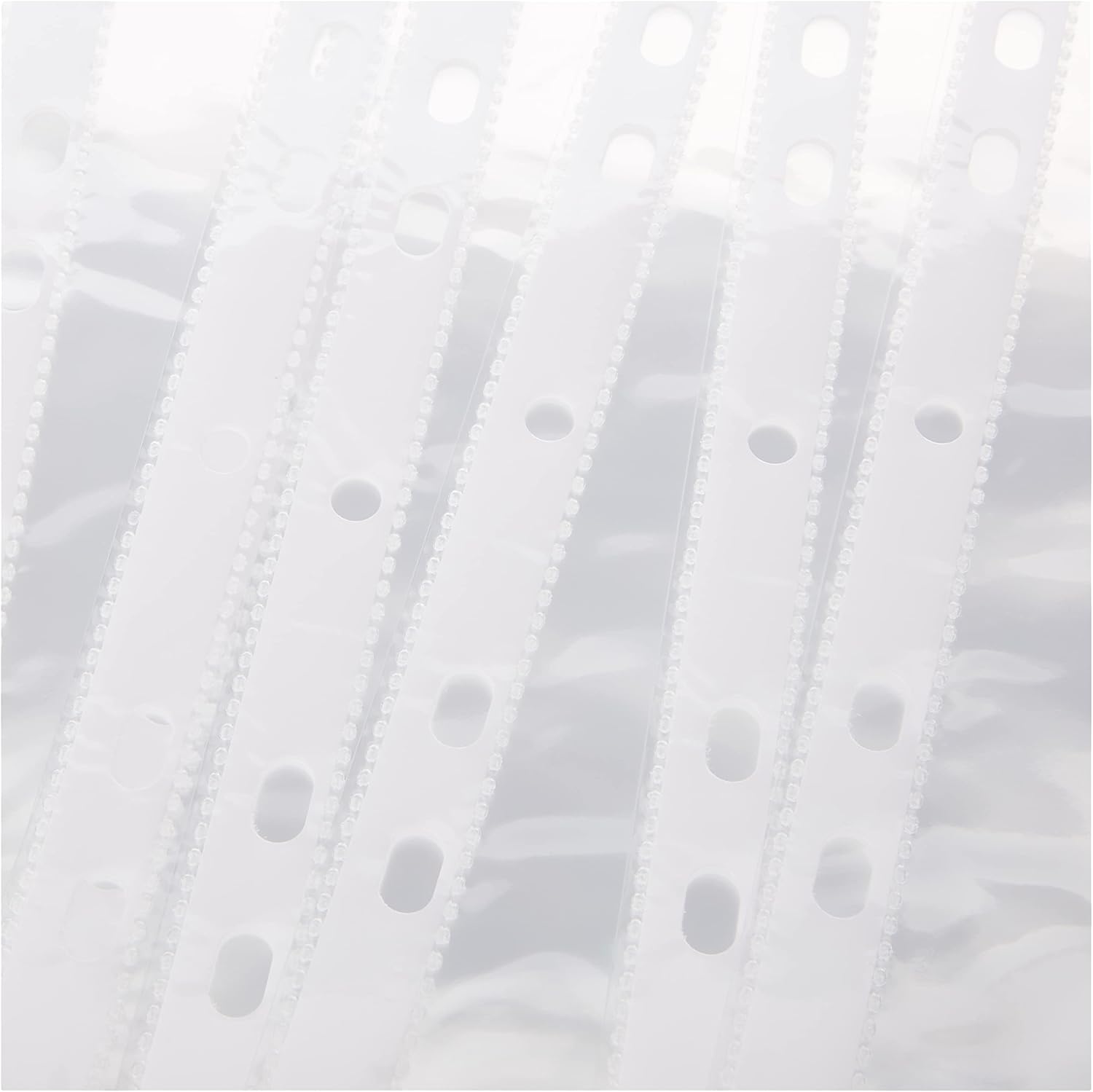 Set of 20 Tiger A5 strong transparent poly punched pockets, durable sleeves for organizing documents or files.