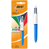 BIC 4 Colours Mini Ballpoint Pen 1 Pack, Classic