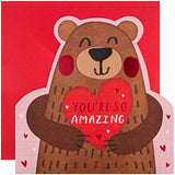 Hallmark Valentine's Day Card - Cute Bear Design