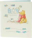 Disney Winnie The Pooh Baby Boy Congratulations Card