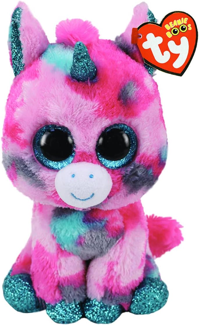 Colorful Gumball Unicorn plush toy by Ty with a whimsical unicorn design and vibrant rainbow colors.