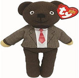 Soft stuffed Mr. Bean shirt and tie plush toy by Ty, featuring a cuddly, detailed character plush for fans and collectors.