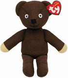 Ty Mr Bean Teddy Bear soft toy featuring plush fabric and detailed stitching, perfect for fans and collectors.