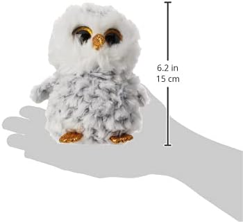 TY Beanie Boo plush Owlette the owl, 15cm soft stuffed toy with large eyes and colorful feathers, ideal for cuddling.
