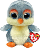TY Fisher Penguin Beanie Boo plush toy, 14cm, with soft fabric and detailed features, ideal for collectors and plush toy fans.