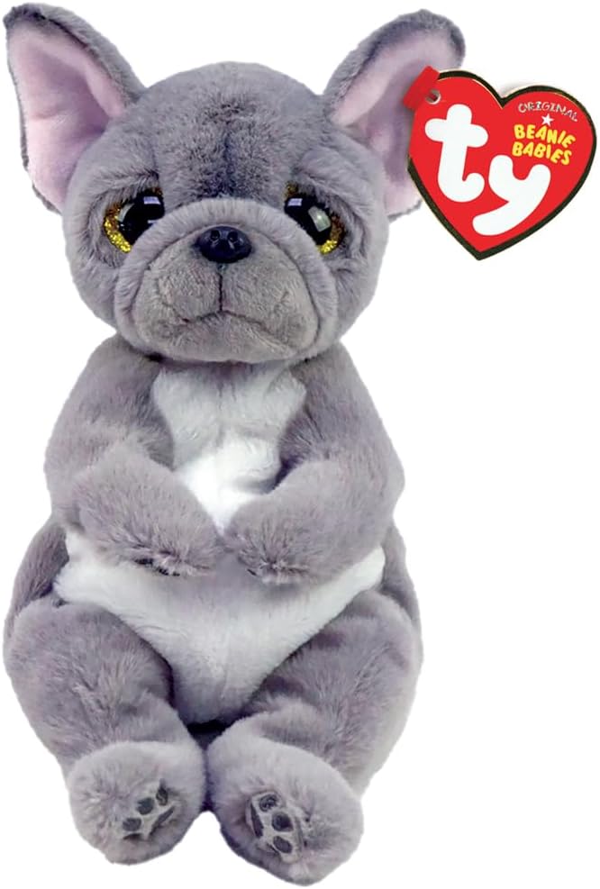 Soft Wilfred Dog plush toy by Ty, featuring a cute, cuddly design with detailed fur and expressive eyes.
