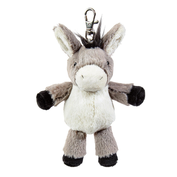 All Creatures Cleo Donkey Cuddly Toy Keyring 20cm