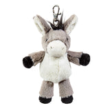 All Creatures Cleo Donkey Cuddly Toy Keyring 20cm