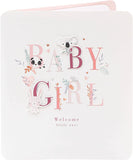 Welcome Little Girl New Baby Card