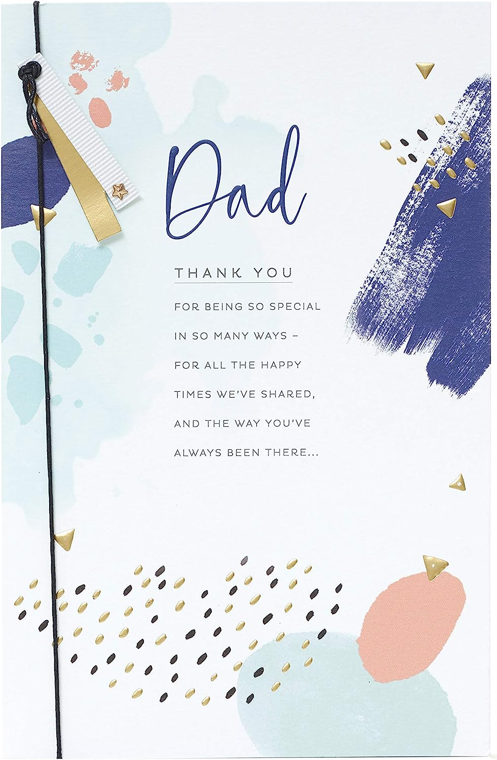 Dad Birthday Card with Nice Words Sentimental