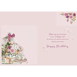 Special Friend On Her Flowers Candle Birthday Card