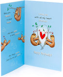 Husband Birthday Card with Sloths