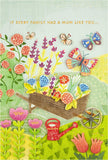 3D Effect Colourful Garden 'Signature' Collection Design Mother's Day Card