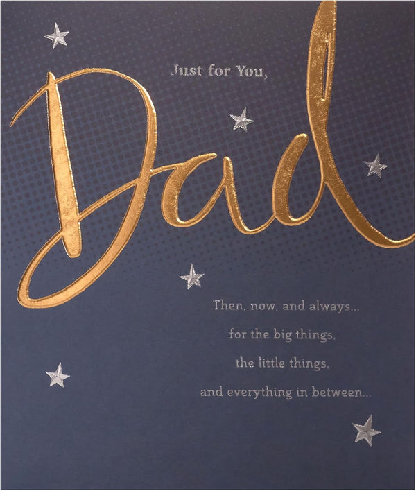UK Greetings 75th birthday card for dad featuring a heartfelt design for celebrating a special milestone.