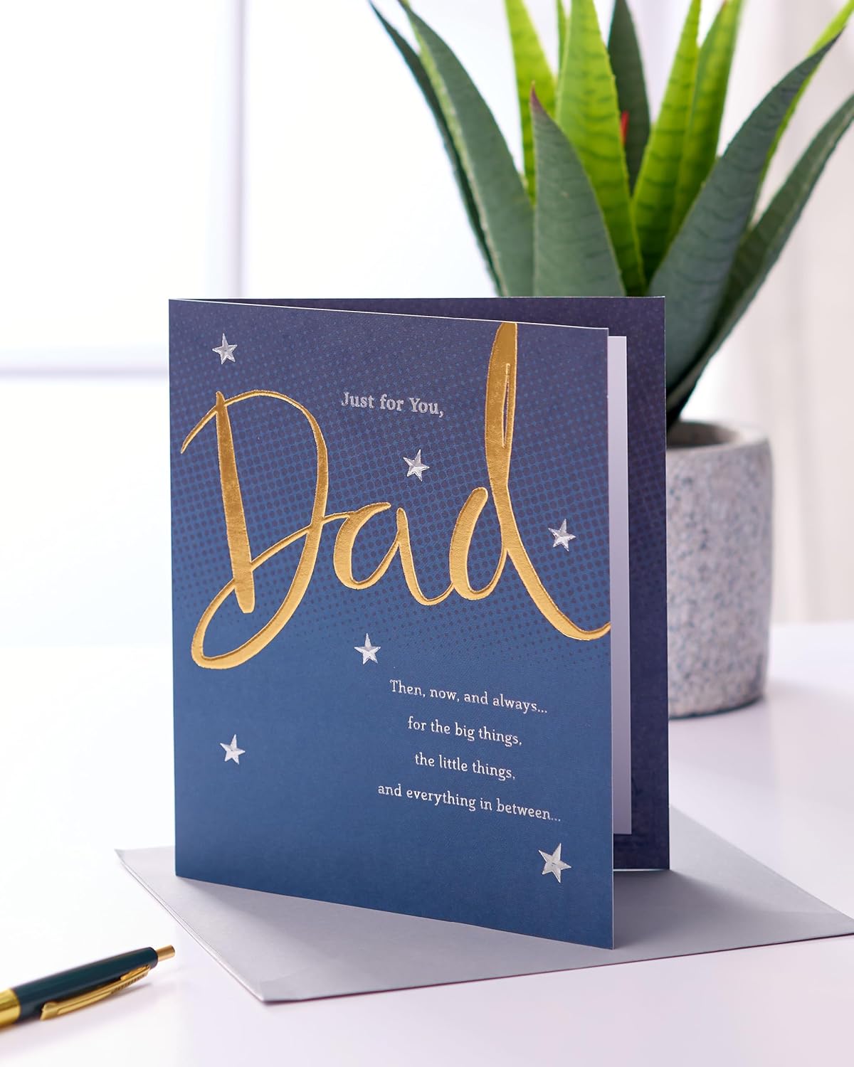 UK Greetings 75th birthday card for dad, featuring a heartfelt design and cheerful message for a special milestone celebration.
