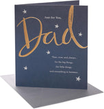 UK Greetings 75th birthday card for dad with a heartfelt message for a special milestone celebration.