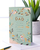 75th birthday card for Dad from UK Greetings featuring a heartfelt design for milestone celebration.