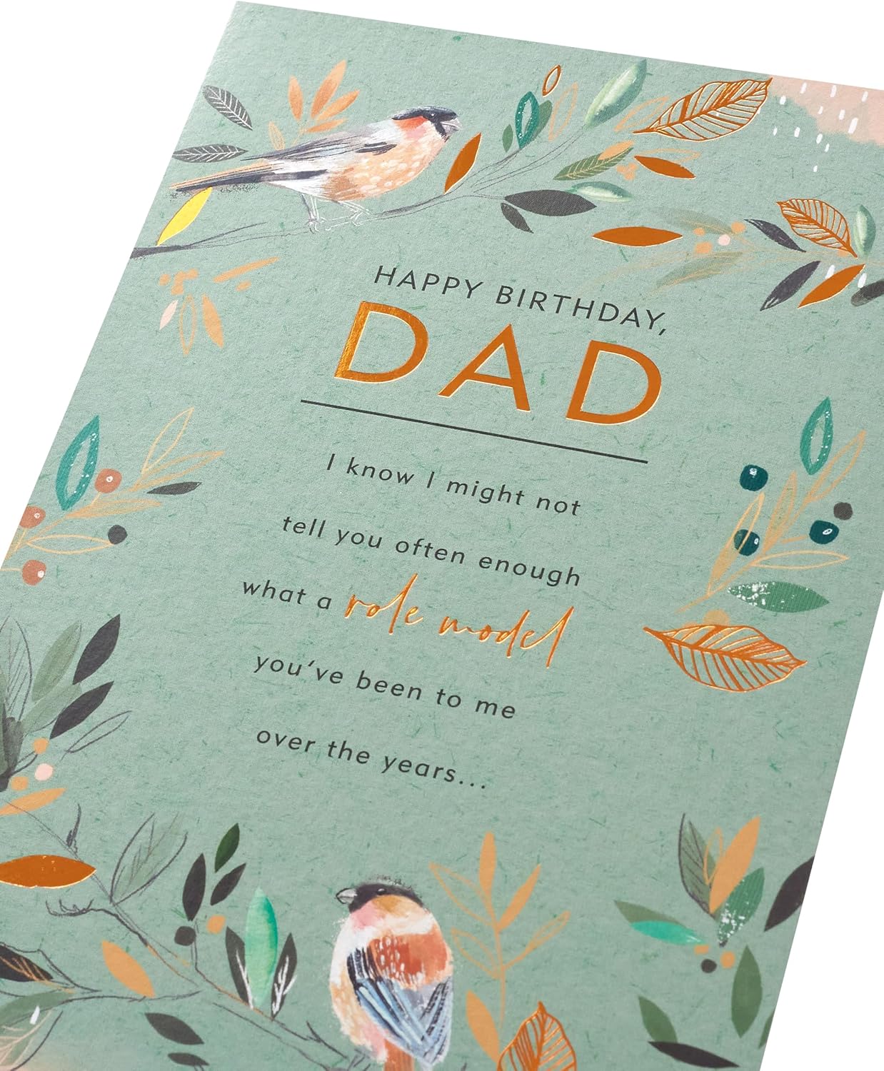 UK Greetings 75th birthday card for dad featuring a heartfelt milestone greeting with colorful, festive design and cheerful imagery.