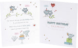 Elegant birthday card for husband with heartfelt design, featuring a love-themed message and decorative elements from UK Greetings.