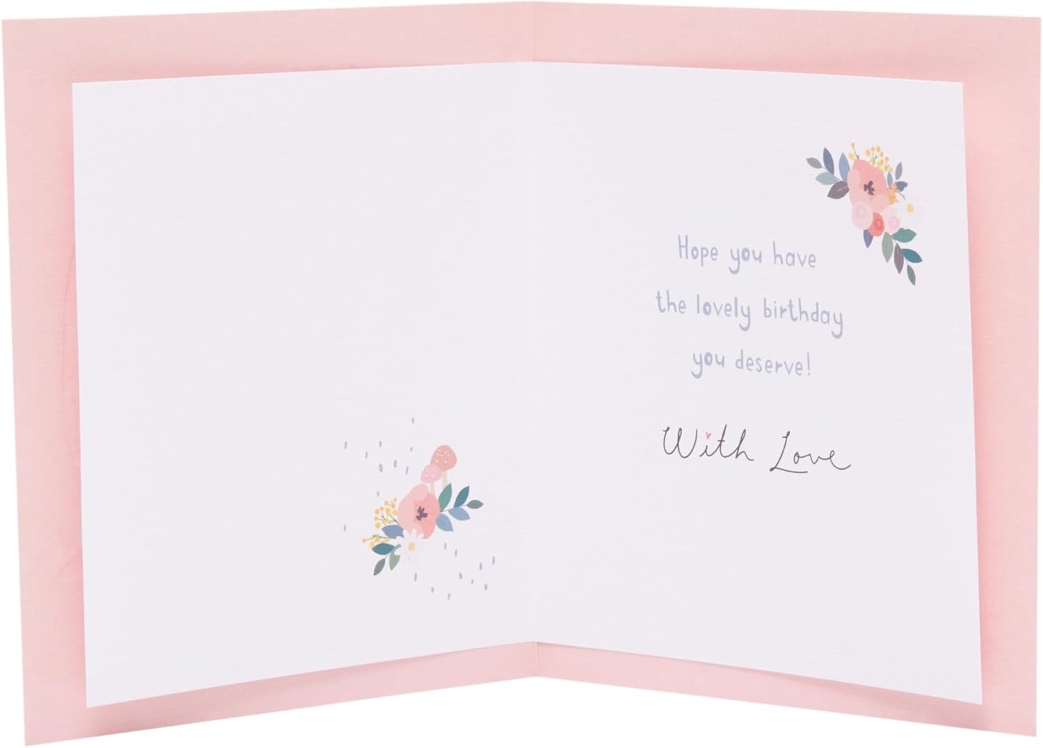 Birthday card for Nan by UK Greetings featuring heartfelt love and warm wishes with a decorative design.