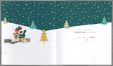 Boofle Happy Christmas Grandad card featuring a cute snowy snuggles design, perfect for holiday greetings from UK Greetings.