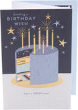 Confetti Pop birthday card by UK Greetings featuring colorful confetti and festive design, perfect for celebrating all ages.