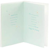 Sentimental 3D foil dad 70th birthday card by UK Greetings with heartfelt design and vibrant foil accents.