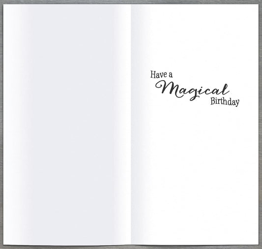 Frozen Elsa and Anna birthday card featuring a colorful illustration of the beloved Disney characters for kids' celebration.