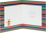UK Greetings Integrated-Bday Daddy 55 greeting card with colorful birthday design and heartfelt message inside