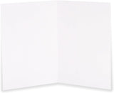 Elegant open greeting card by UK Greetings with a stylish design, suitable for any occasion, featuring intricate details on a white background.