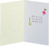 UK Greetings rooting for you good luck exams card with colorful design and encouraging message for students.