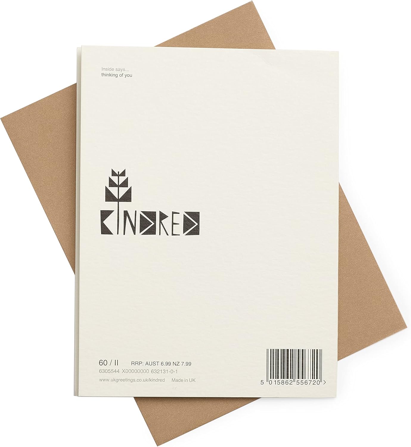 Elegant sympathy card by UK Greetings featuring comforting words and a delicate floral design for expressing condolences.