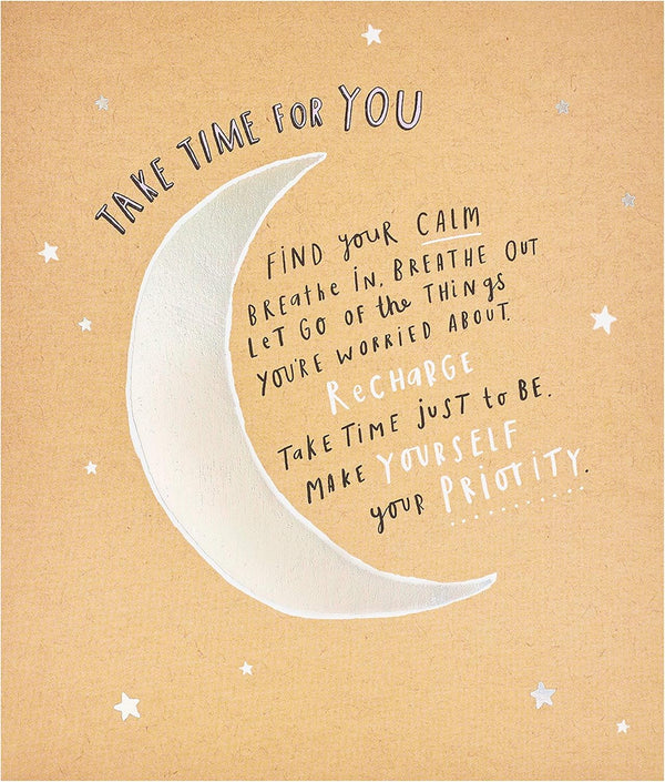 Blank greeting card from UK Greetings featuring a heartfelt design, perfect for any occasion, with space inside to personalize.