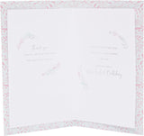 UK Greetings Mother's Love birthday card for mum featuring floral design and heartfelt message in bright, cheerful colors.