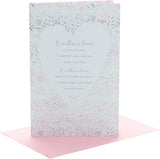UK Greetings birthday card for mum featuring a Mother's Love design with floral and heartfelt message, perfect for celebrating mothers.