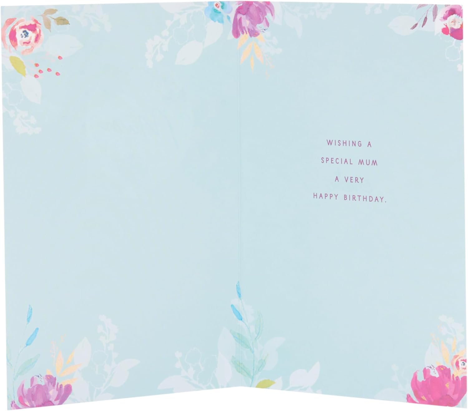 UK Greetings birthday card for mum featuring a stylish balloons design, with colorful balloons and festive birthday elements.