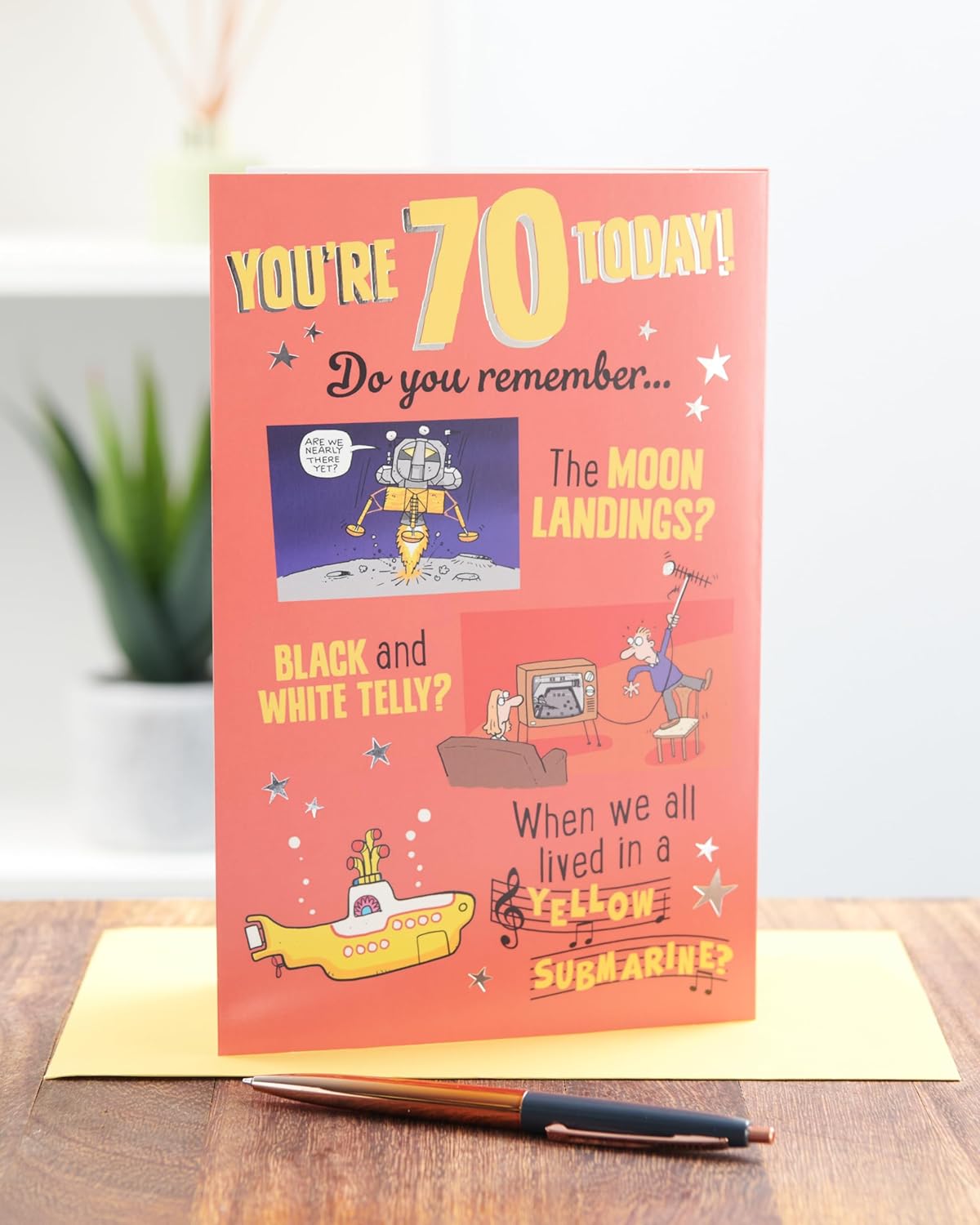 UK Greetings birthday card featuring a stylish and heartfelt design, perfect for celebrating a special day.