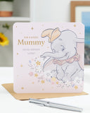 Disney Dumbo birthday card for Mummy by UK Greetings featuring a special wishes design with Dumbo and colorful birthday graphics.