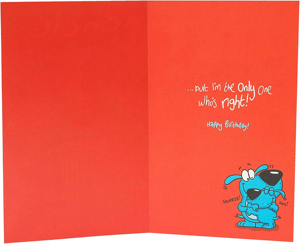 Father's Day card for husband with a sweet design from UK Greetings, featuring heartfelt message and colorful decorative elements.