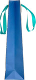 Festive party popper bottle gift bag with colorful holiday design, ideal for wrapping bottles for celebrations and gift giving.