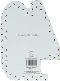 3D gold foil 40th birthday greeting card featuring pop-up design from UK Greetings, with festive decorative elements.