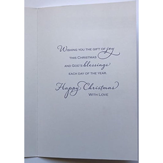 Festive Christmas greeting card from UK Greetings with a cheerful holiday message and seasonal design.