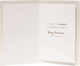 Cute bears husband anniversary greeting card by UK Greetings featuring adorable bear illustrations on a heartfelt card.