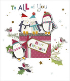 All of You Button Box Christmas greeting card by UK Greetings featuring festive design and holiday message.