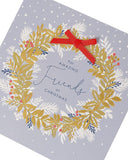 Festive Friends Christmas Card by UK Greetings featuring colorful holiday-themed design for celebrating friendship.