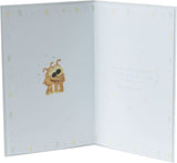 Cute Boofles wedding anniversary greeting card by UK Greetings featuring adorable husband illustration and heartfelt message.