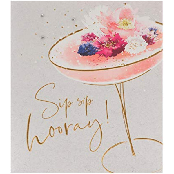 UK Greetings birthday greeting card for her, featuring festive design, perfect for celebrating a friend's birthday.