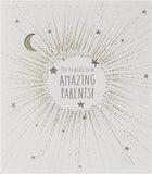 UK Greetings Blessed Beginnings Parents-to-Be Baby Shower Card featuring a charming design, perfect for celebrating an upcoming arrival.