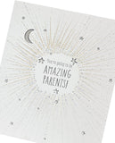 Blessed Beginnings Parents-to-Be Baby Shower greeting card by UK Greetings with cheerful design and heartfelt message.