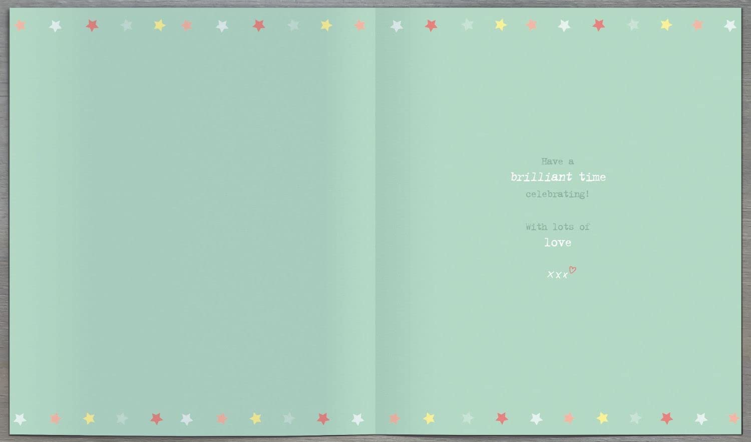 Boofle 18th Shooting Star birthday greeting card by UK Greetings featuring colorful star and adorable dog illustration.